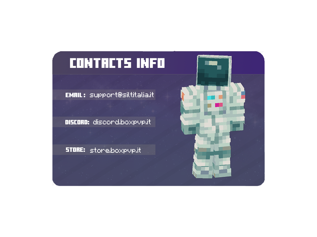 contatti del server boxPvp